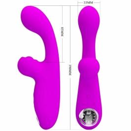 Pretty Love Skylar Multi-Function Intimate Device Purple Silicone USB Pretty Love Skylar Multi-Function Intimate Device Purple Silicone USB