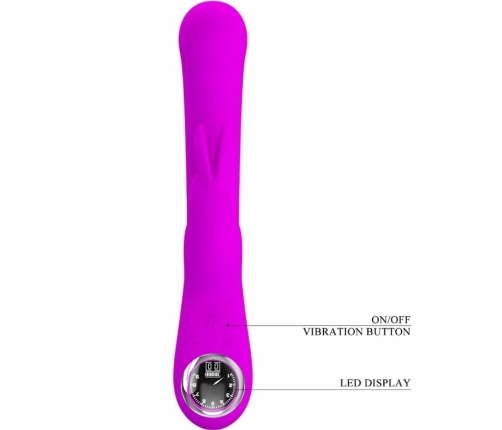 Pretty Love Skylar Multi-Function Intimate Device Purple Silicone USB