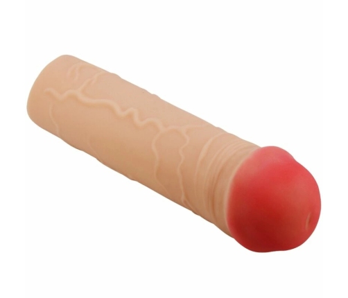 Pretty Love Nile Extension Sleeve Flesh TPR Flexible Enhancer
