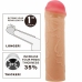 Pretty Love Nile Extension Sleeve Flesh TPR Flexible Enhancer