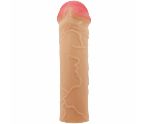 Pretty Love Nile Extension Sleeve Flesh TPR Flexible Enhancer