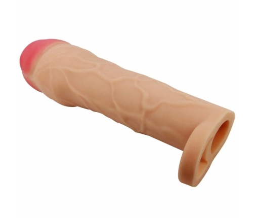 Pretty Love Chane Extension Sleeve Flesh - Flexible TPR Cover with Support Ring