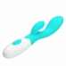 Pretty Love Brighty Dual-Action Aqua Green Silicone Vibrator 21cm
