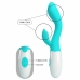 Pretty Love Brighty Dual-Action Aqua Green Silicone Vibrator 21cm