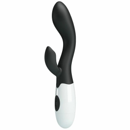 Pretty Love Brighty Black - Dual Motor G-Spot & External Stimulator, 30 Modes