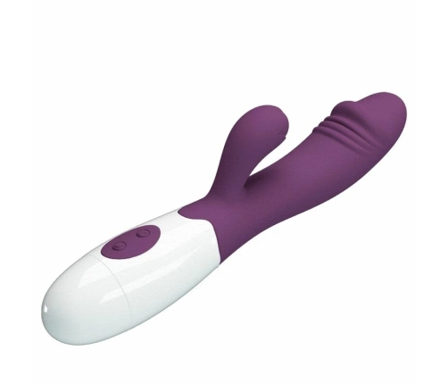 Pretty Love Snappy Dual-Action Vibrating Device - Purple, 30 Modes