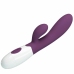 Pretty Love Alvis Dual Motor Intimate Silicone Massager, Purple, 21 cm