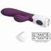 Pretty Love Alvis Dual Motor Intimate Silicone Massager, Purple, 21 cm