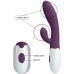Pretty Love Alvis Dual Motor Intimate Silicone Massager, Purple, 21 cm