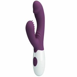 Pretty Love Andre Dual-Action Silicone Intimate Device Purple 21cm