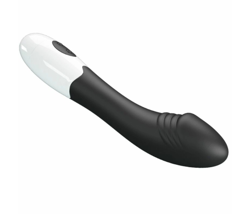 Pretty Love Elemental G-Spot Vibrator 30 Modes Black Silicone 21cm