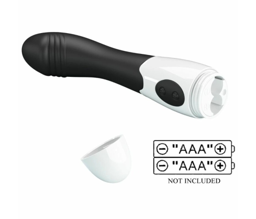 Pretty Love Elemental G-Spot Vibrator 30 Modes Black Silicone 21cm