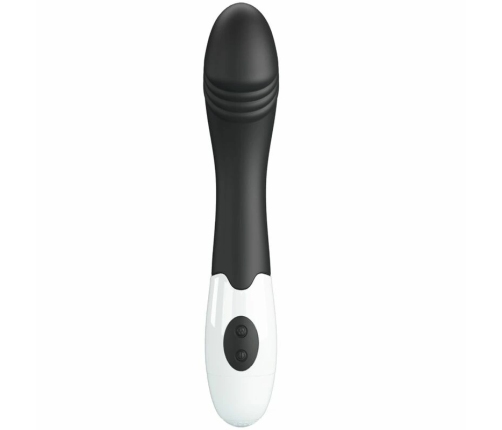 Pretty Love Elemental G-Spot Vibrator 30 Modes Black Silicone 21cm