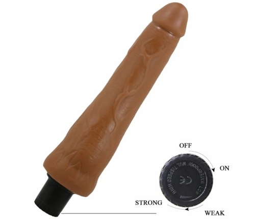 Pretty Love Alfredo Anatomical Vibrating Model 21.5 cm Mulatto Tone