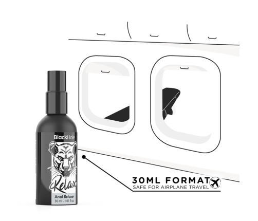 BLACK HOLE Explorer Comfort Relaxing Spray 30ml - Intimate Care Formula