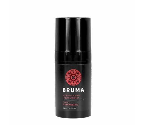 BRUMA Ultra Sliding Intimate Gel Strawberry 15ml - Travel Size, Dispenser