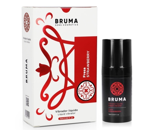 BRUMA Ultra Sliding Intimate Gel Strawberry 15ml - Travel Size, Dispenser