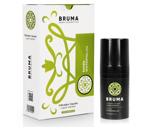 BRUMA Ultra Sliding Intimate Gel Watermelon 15ml - Drip-proof Dispenser