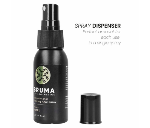 BRUMA Relaxing Unisex Intimate Spray 30ml - Comfort Formula, Travel Size