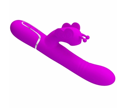 Pretty Love Butterfly 4-in-1 Multi-Function Intimate System Fuchsia