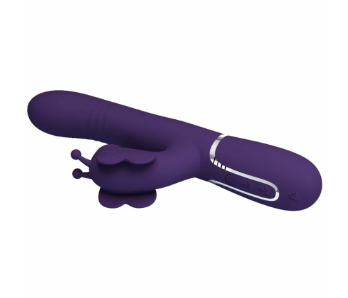 Pretty Love Butterfly Purple 4-in-1 Multifunction Intimate Device