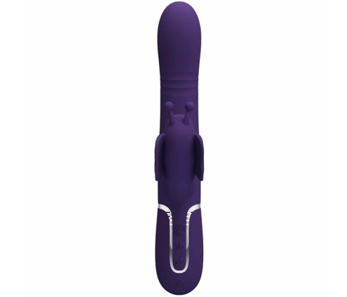 Pretty Love Butterfly Purple 4-in-1 Multifunction Intimate Device