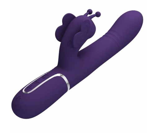 Pretty Love Butterfly Purple 4-in-1 Multifunction Intimate Device