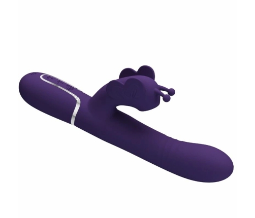 Pretty Love Butterfly Purple 4-in-1 Multifunction Intimate Device