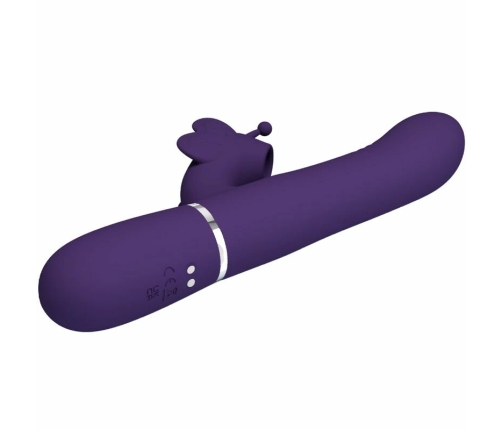 Pretty Love Butterfly Purple 4-in-1 Multifunction Intimate Device