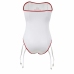 Subblime Nurse-Inspired Off-Shoulder Teddy Costume S/M White