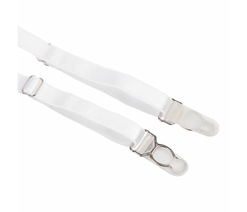 Subblime Nurse-Inspired Off-Shoulder Teddy Costume S/M White