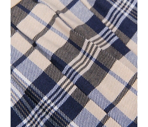 Subblime L/XL Schoolgirl Uniform Set - White Crop Top & Plaid Skirt