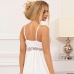 SUBBLIME Babydoll L/XL White - V-Neckline with Bow and Adjustable Straps