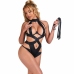 Subblime Halter Body Harness Black L/XL - Elegant Bodysuit Design
