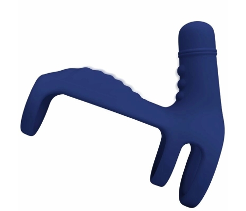 Pretty Love Elish Blue Vibrating Intimate Ring with Extension 10 Modes