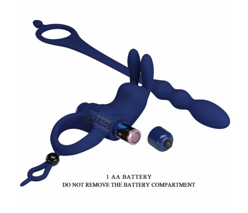 Pretty Love Ayad Blue Dual Function Vibrating Intimate System