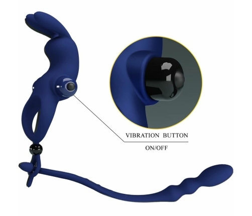 Pretty Love Ayad Blue Dual Function Vibrating Intimate System