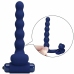 Pretty Love Ajmal Blue Vibrating Silicone Ring with Plug, 10 Modes