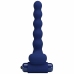 Pretty Love Ajmal Blue Vibrating Silicone Ring with Plug, 10 Modes