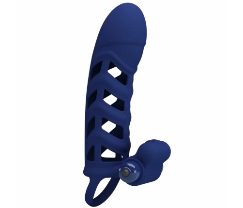 Pretty Love Altaf Blue Silicone Ring with Vibrating System