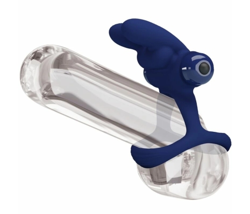 Pretty Love Francisco Blue Dual Vibrating Silicone Ring System
