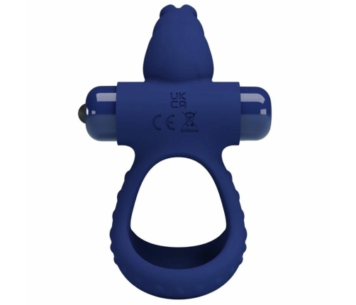 Pretty Love Luchito Blue Dual-Ring Intimate Vibrating System