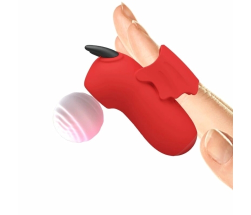 Pretty Love Mini Fun Toys Magic Devil Red - Compact Silicone Stimulator USB