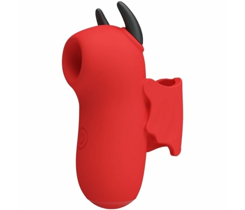 Pretty Love Mini Fun Toys Magic Devil Red - Compact Silicone Stimulator USB