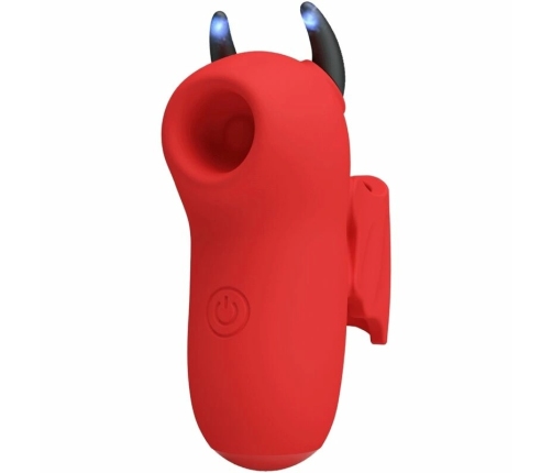 Pretty Love Mini Fun Toys Magic Devil Red - Compact Silicone Stimulator USB