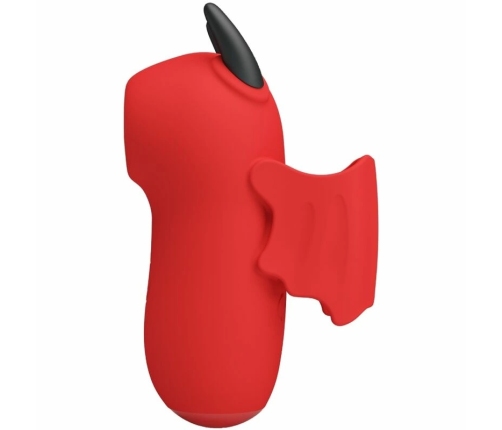 Pretty Love Mini Fun Toys Magic Devil Red - Compact Silicone Stimulator USB