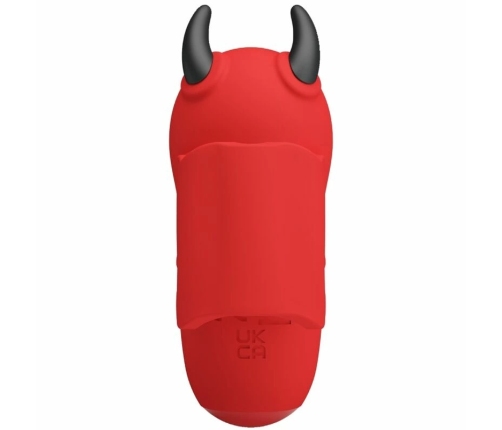 Pretty Love Mini Fun Toys Magic Devil Red - Compact Silicone Stimulator USB