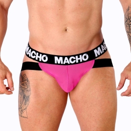 Macho MX28FR Jockstrap Pink Neon L - Anatomical Support Underwear