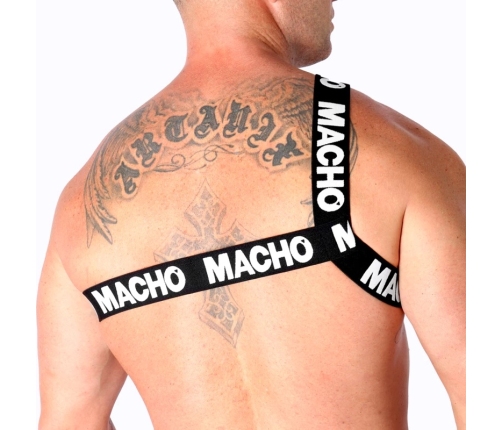 MACHO - ARNÉS ROMANO BLANCO L/XL