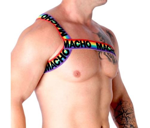 MACHO - ARNÉS ROMANO PRIDE S/M